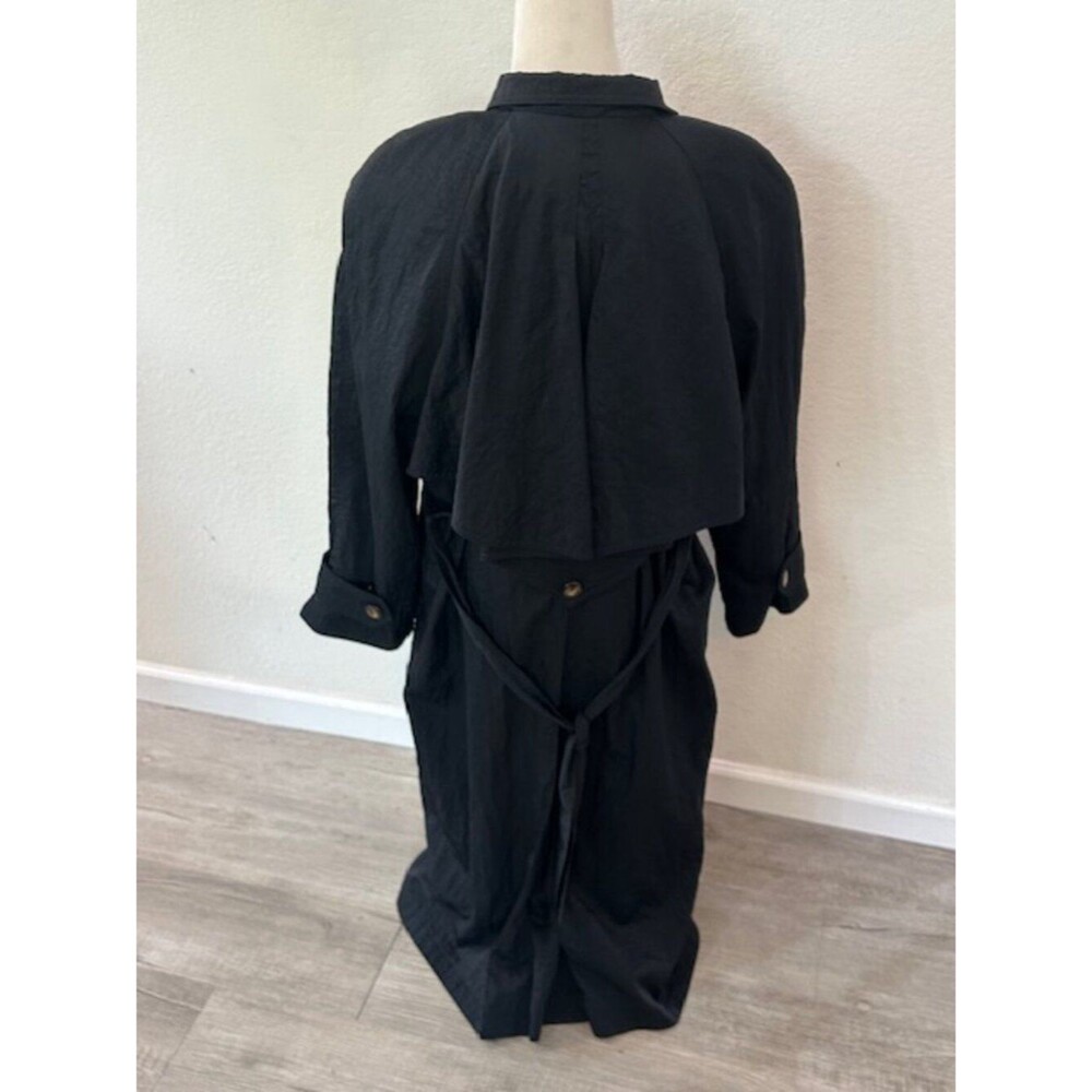 Gallery Black Long Coat - Picture 2 of 6